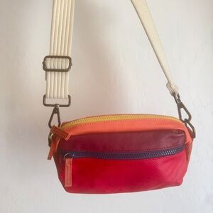 Marine Layer leather fanny pack crossbody belt bag